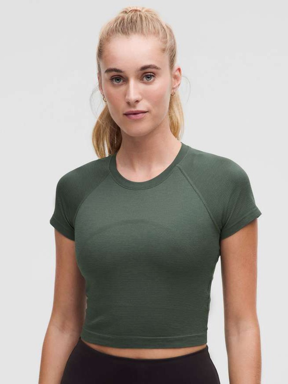 Lululemon Swiftly Tech Cropped Short-Sleeve Shirt 2.0